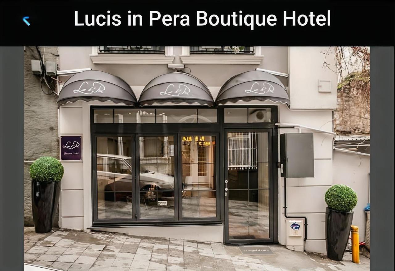 Lucis In Pera Boutique Hotel Estambul Exterior foto