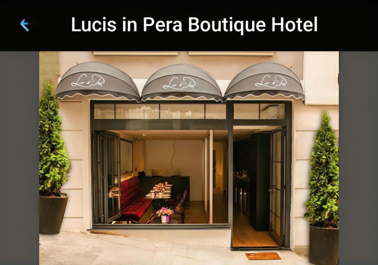 Lucis In Pera Boutique Hotel Estambul Exterior foto